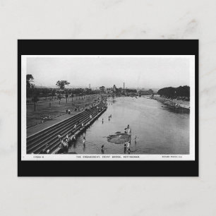 Oud Briefkaart - Nottingham, Trent Bridge