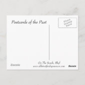 Oud Briefkaart - op zand, Rhyl (Achterkant)