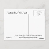 Oud Briefkaart - Peak Hotel en Tramway Station (Achterkant)