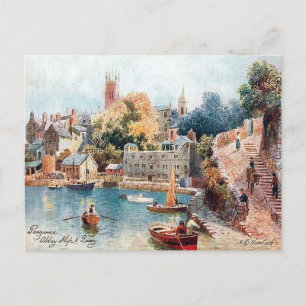 Oud Briefkaart - Penzance, Cornwall