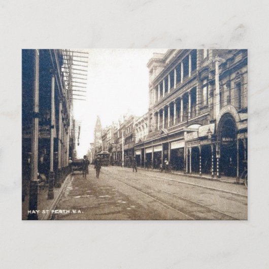 Oud Briefkaart - Perth, Western Australië (Voorkant)