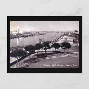 Oud Briefkaart - Pescara, de haven
