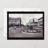 Oud Briefkaart - Pescara, Piazza Bruno Buozzi (Voorkant / Achterkant)