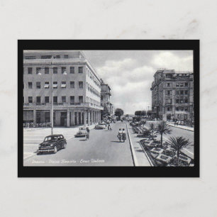 Oud Briefkaart - Pescara, Piazza Renascita en Cors