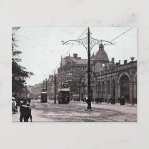 Oud Briefkaart - Post Midland, Leicester