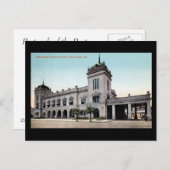 Oud Briefkaart - post van de Savannah Union (Voorkant / Achterkant)