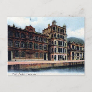 Oud Briefkaart - Praya Central, Hongkong