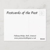 Oud Briefkaart - Pulteney Bridge, Bath, Somerset (Achterkant)