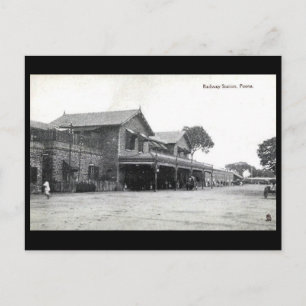 Oud Briefkaart - Pune, India