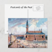 Oud Briefkaart - Rådhuspladsen, Kopenhagen (Voorkant / Achterkant)