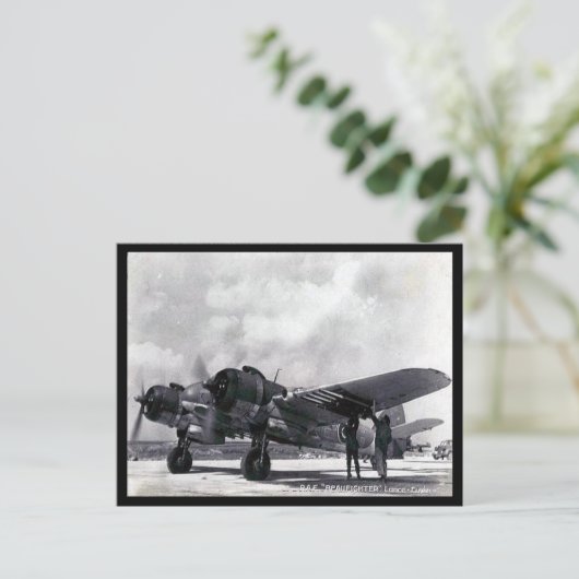 Oud Briefkaart - RAF Bristol "Beaufighter" (Staand voorkant)