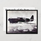 Oud Briefkaart - RAF Fairey Firefly (Voorkant / Achterkant)