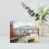 Oud Briefkaart - Ramsey, eiland Man (Staand voorkant)