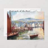 Oud Briefkaart - Ramsey, eiland Man (Voorkant / Achterkant)