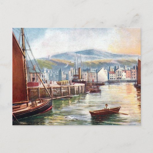 Oud Briefkaart - Ramsey, eiland Man (Voorkant)