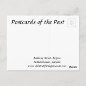 Oud Briefkaart - Regina, Saskatchewan (Achterkant)