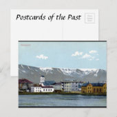 Oud Briefkaart - Reykjavik, IJsland (Voorkant / Achterkant)