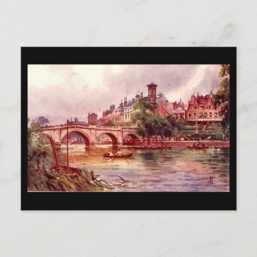 Oud Briefkaart - Richmond Bridge (Voorkant)