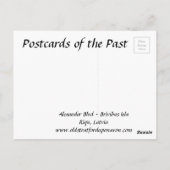 Oud Briefkaart - Riga, Letland (Achterkant)