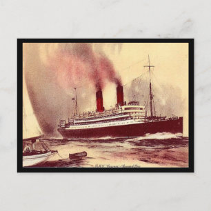 Oud Briefkaart - RMS Caronia, Cunard Line