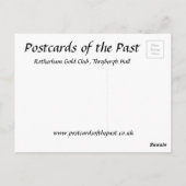 Oud Briefkaart - Rotherham Golf Club (Achterkant)