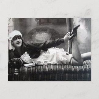 Oud Briefkaart - Ruglijnrecht