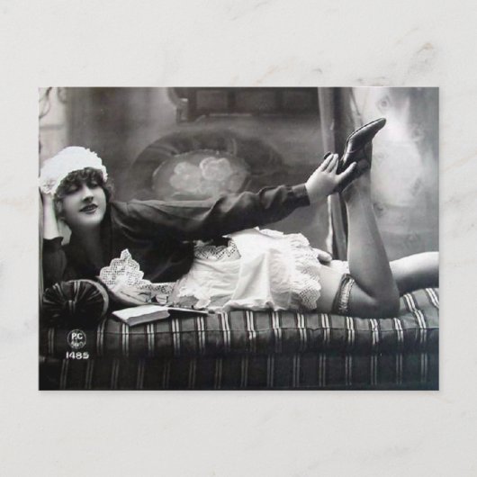 Oud Briefkaart - Ruglijnrecht (Voorkant)