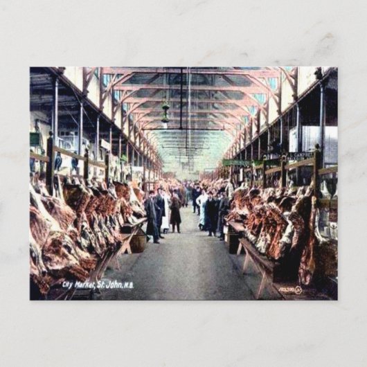 Oud Briefkaart - Saint John, New Brunswick (Voorkant)