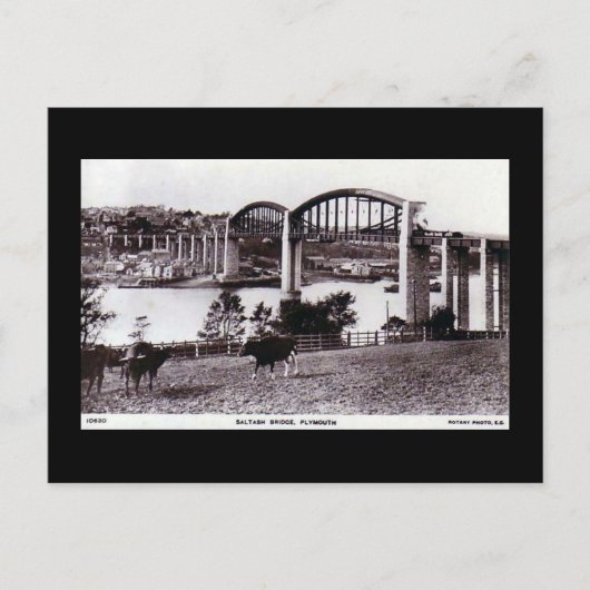 Oud Briefkaart, Saltash Briefkaart (Voorkant)