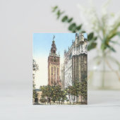 Oud Briefkaart - Sevilla, Spanje (Staand voorkant)
