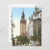 Oud Briefkaart - Sevilla, Spanje (Voorkant / Achterkant)