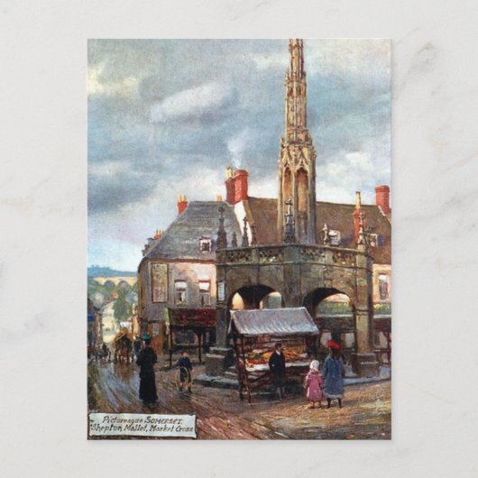 Oud Briefkaart - Shepton Mallet, Somerset (Voorkant)