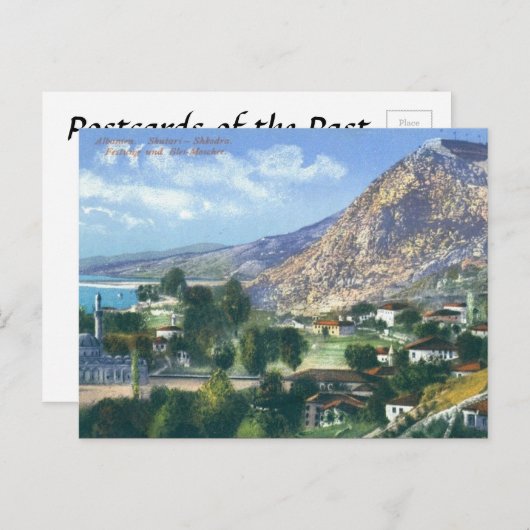 Oud Briefkaart - Shkodra/Scutari, Albanië (Voorkant / Achterkant)