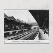 Oud Briefkaart - spoorwegstation Ipswich (Voorkant)