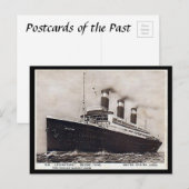 Oud Briefkaart - SS Leviathan, Verenigde Staten li (Voorkant / Achterkant)