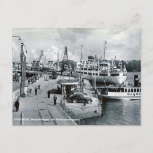 Oud Briefkaart - Stockholm, Zweden