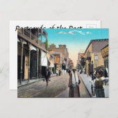 Oud Briefkaart - Suez, Egypte (Voorkant / Achterkant)