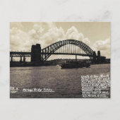 Oud Briefkaart - Sydney Harbour Bridge (Voorkant)