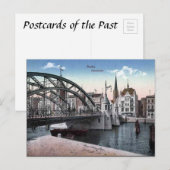 Oud Briefkaart - Szczecin/Stettin, Polen (Voorkant / Achterkant)