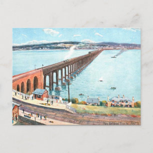 Oud Briefkaart - Tay Bridge, Dundee