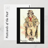 Oud Briefkaart - Tful Dodger van "Oliver Twist" (Voorkant / Achterkant)