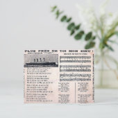 Oud Briefkaart - "Titanic" Hymn (Staand voorkant)