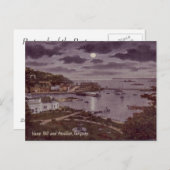 Oud Briefkaart - Torquay door Moonlight (Voorkant / Achterkant)