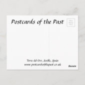 Oud Briefkaart - Torre del Oro, Sevilla, Spanje (Achterkant)