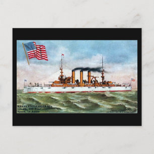 Oud Briefkaart - USS Georgië