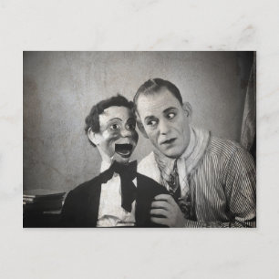 Oud Briefkaart van Creepy Ventriloquist
