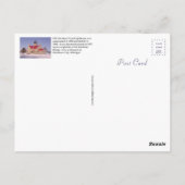 Oud briefkaart van de vuurtoren van Mackinac Point (Achterkant)