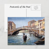 Oud Briefkaart - Venetië, Italië (Voorkant / Achterkant)