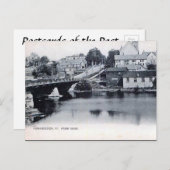 Oud Briefkaart - Vergennes, Vermont, Verenigde Sta (Voorkant / Achterkant)