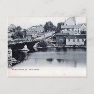 Oud Briefkaart - Vergennes, Vermont, Verenigde Sta